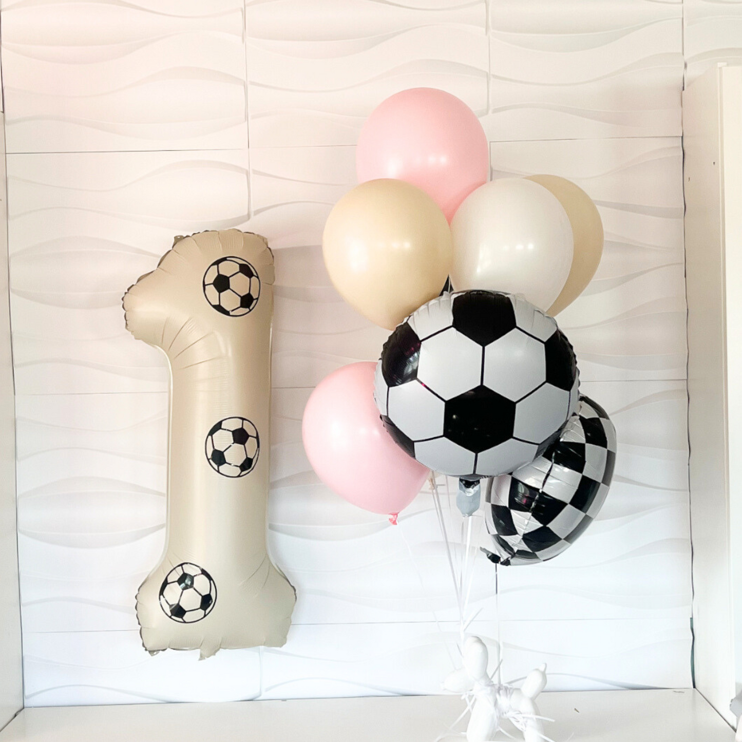 Soccer Ball Themed Balloons - 10 Pack Of Balloons With Number - Soccer Party- Soccer Themed Birthday Party - Soccer Party