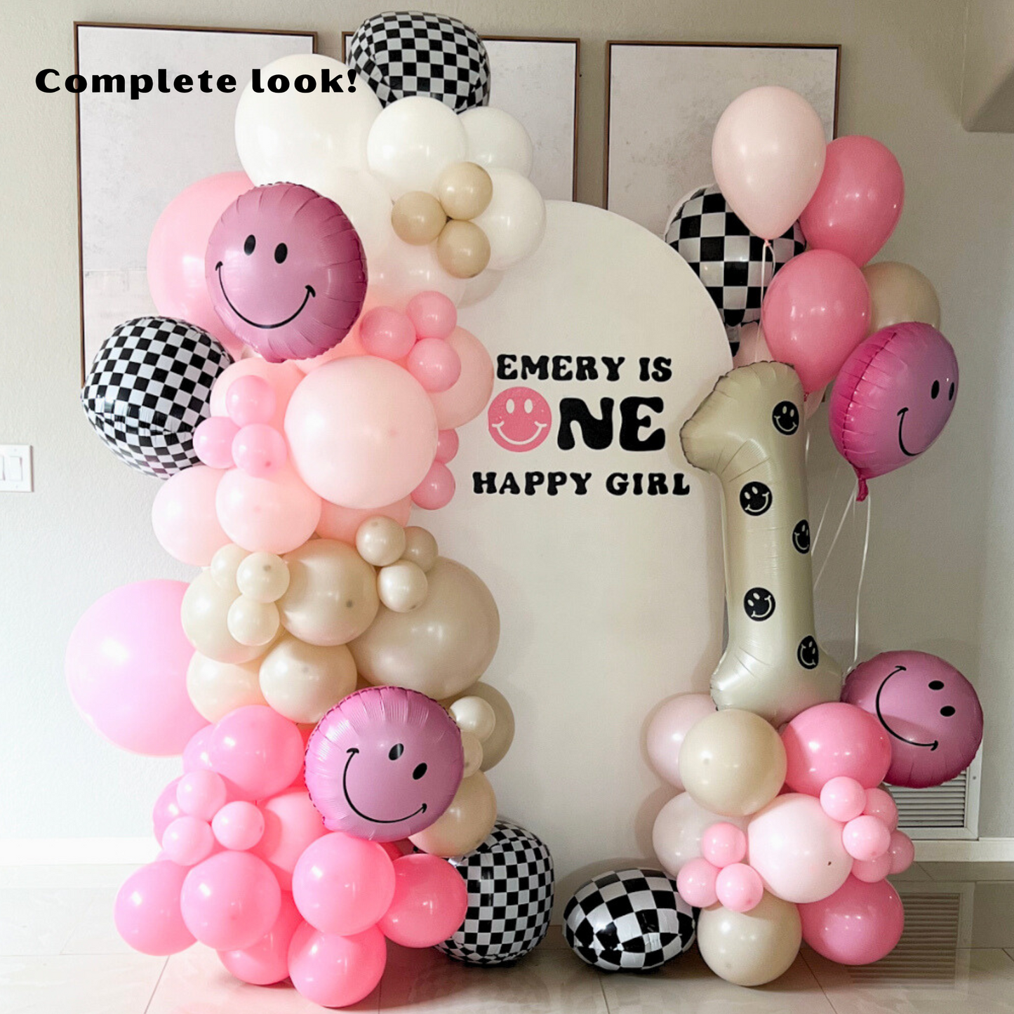 One Happy Girl DIY Balloon Garland Kit