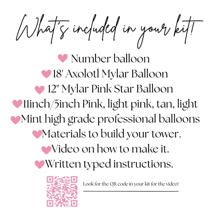 Axolotl Balloon - Axolotl Birthday - Axolotl Balloon Tower - Balloon tower - Balloons - Birthday Balloons - Under The Sea Birthday -