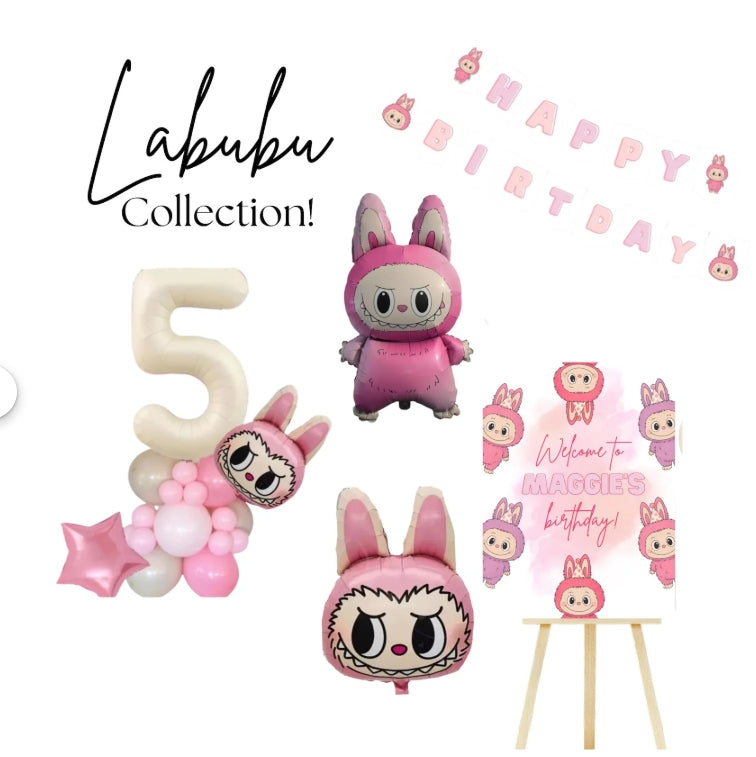 Labubu Birthday Balloons - Labubu Balloons - Labubu Balloon Bundle - 10 pack of Balloons - Labubu Birthday - Labubu Birthday Decorations