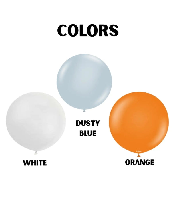 Basketball Balloon Tower - Birthday MVP- Birthday Hoops - Birthday Baller Birthday - Sports Birthday - Sports Party Decorations - Balloons