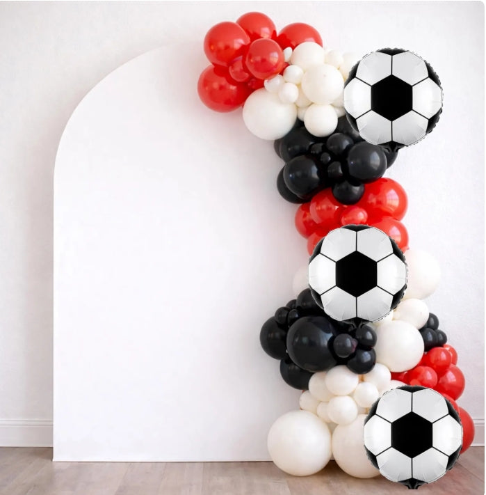 Soccer Ball Balloon Garland - Soccer Ball Themed Birthday Decoration - Sports Balloons - Balloon Garland -Soccer Birthday Party-Lets Kick It