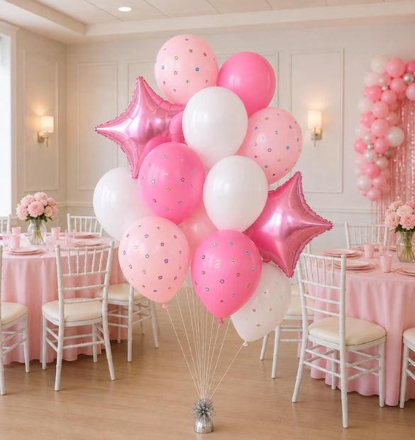 Gem Birthday 12 Pack Of Balloons - Balloons - Gem Balloons - Gem Stickers - Gem Party Decorations - Party Balloons - Gem Birthday Party