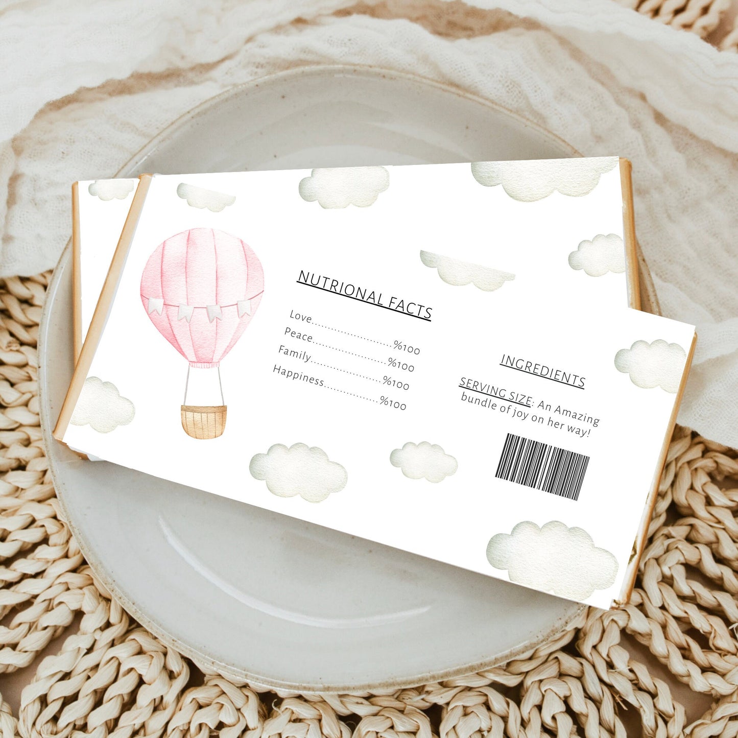 Personalized Baby Shower Favors for Guests, Bulk Baby Shower Chocolate Favors, Party Favors, Printable Baby Shower Favor Ideas