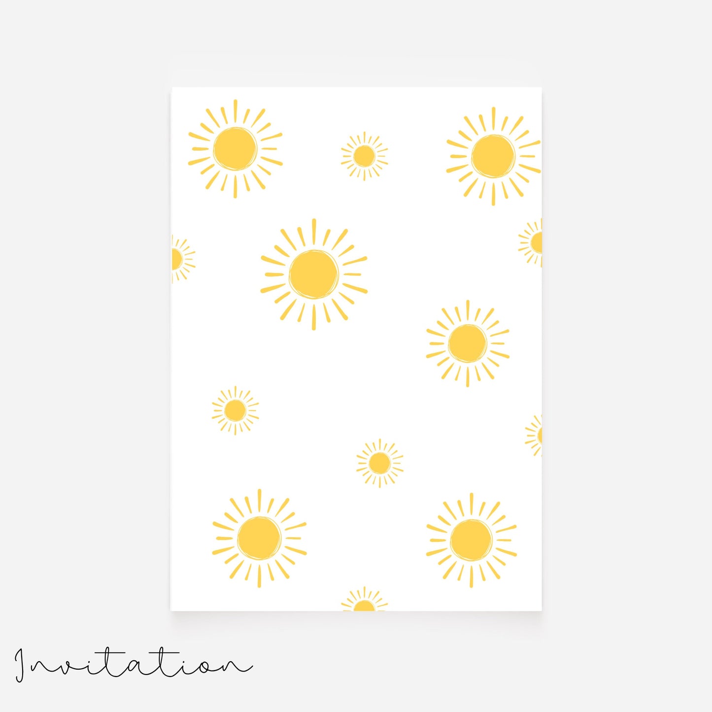 Here comes the sun DOWNLOAD Invite, Sun Baby Shower Invitation Set, Here Comes the Son Invitation, Baby Boy Shower Invite, Editable Template