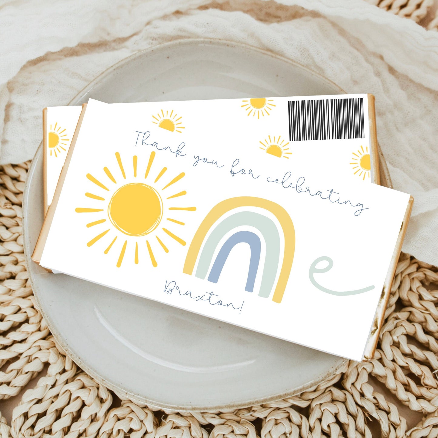 First Trip Around The Sun Chocolate Bar Wrapper Editable Download l First Birthday Around The Sun l Printable chocolate bar wrapper l Sun
