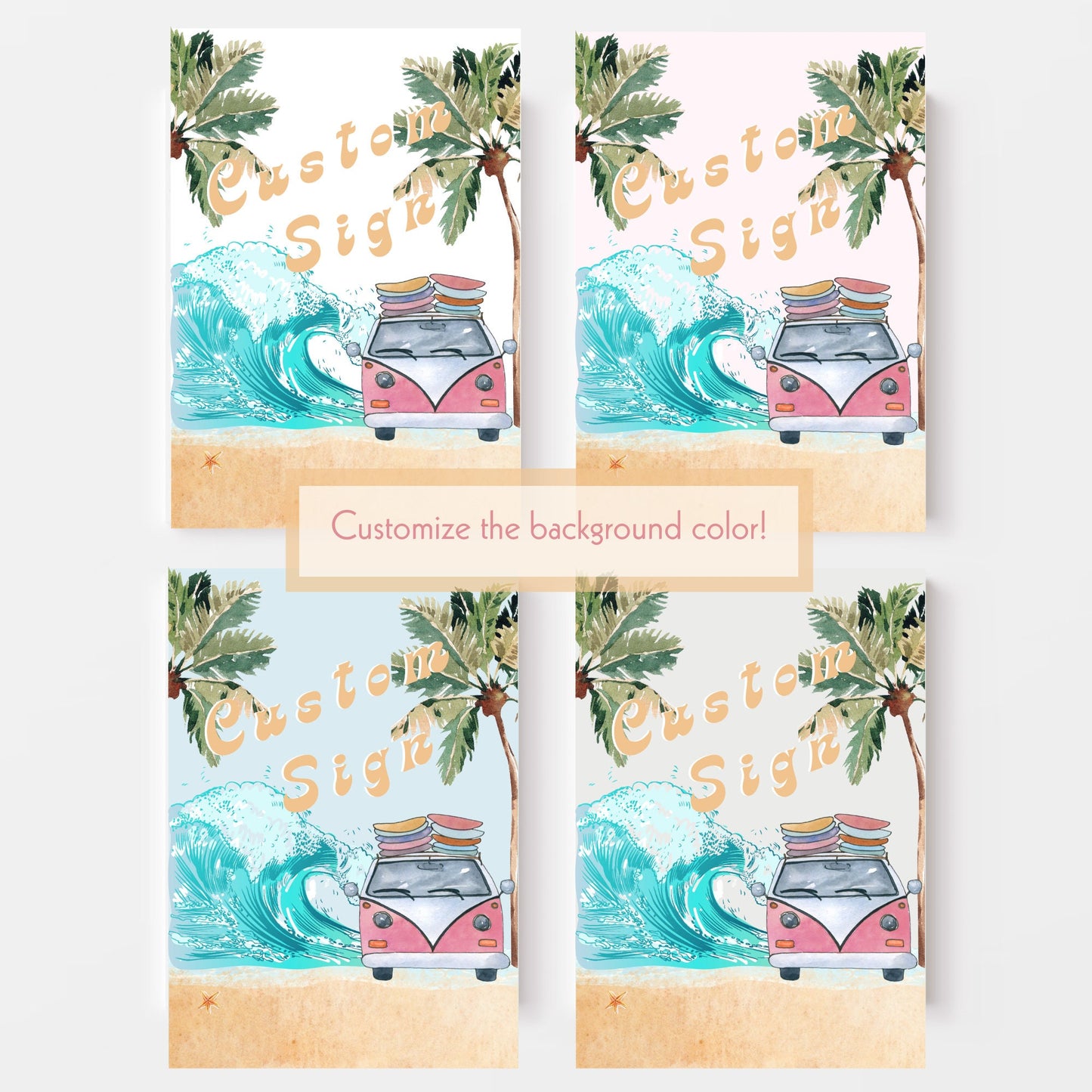 The BIG one custom sign, Gift Sign, Snack Table Sign, Custom Birthday sign, 1st birthday, Surfer party, The Big one theme birthday, Surfs up