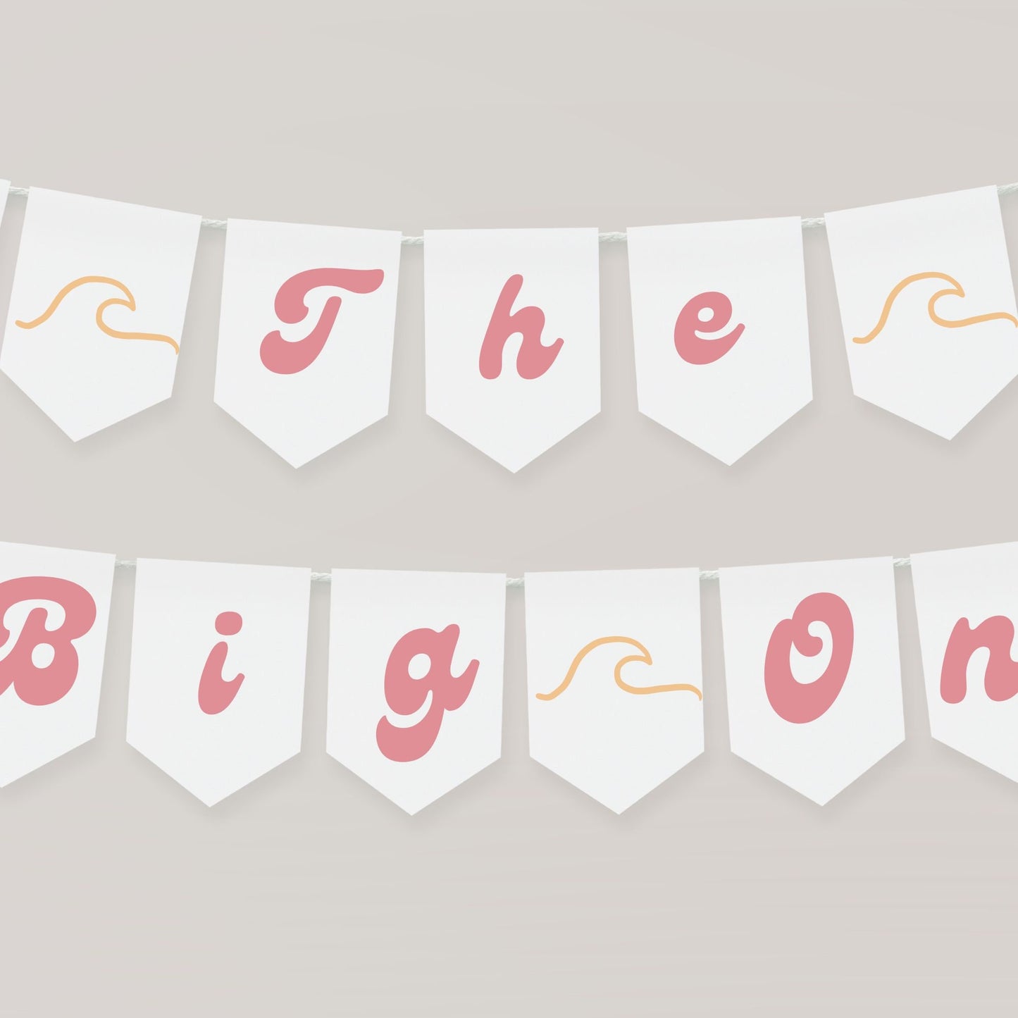 The Big One Banner l Digital Download banner l The Big One First Birthday l 1st birthday l Surfer Birthday l Beach Theme Birthday l Surfer