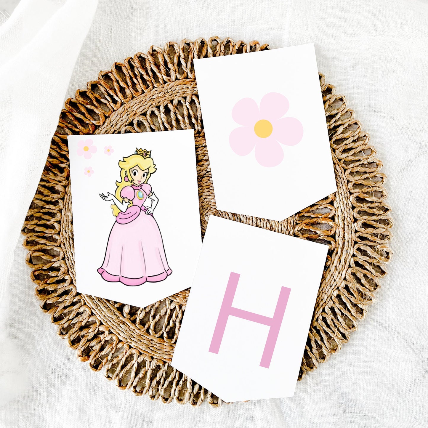 Princess Peach l Princess Peach Birthday Banner l Digital Banner l 1st Birthday l Princess Theme Birthday l Princess Peach Theme Birthday l
