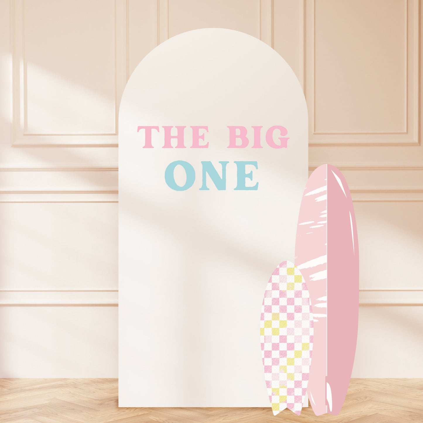 The BIG one Custom Vinyl Phrase, Surfs up theme decal sticker, Vinyl transfer, First birthday, Surfer Girl Vibe l Backdrop Phrase