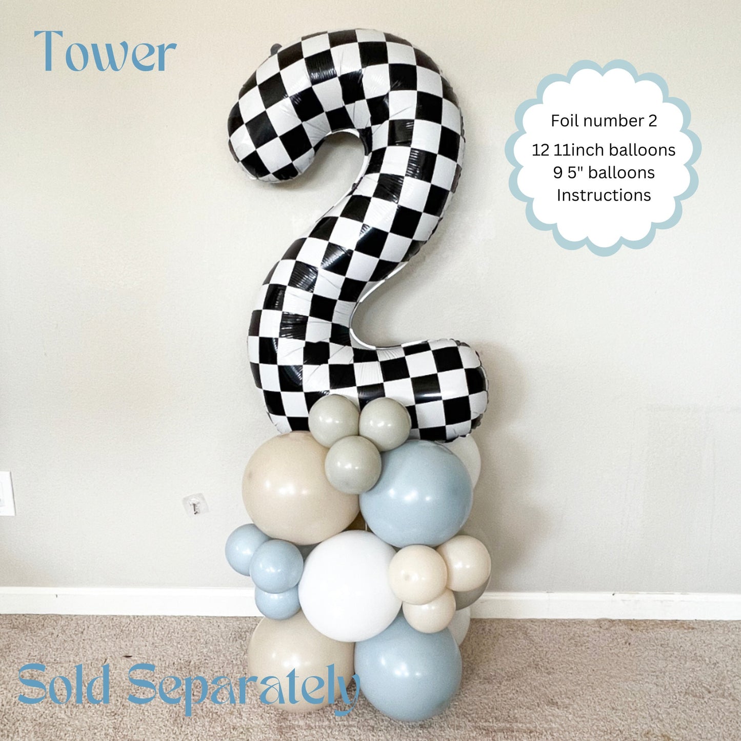 TWO Fast Theme l Two fast DIY Balloons Kit l Growing Two Fast Birthday Theme l Two Fast Balloons l Car Theme Birthday l Balloon Garland