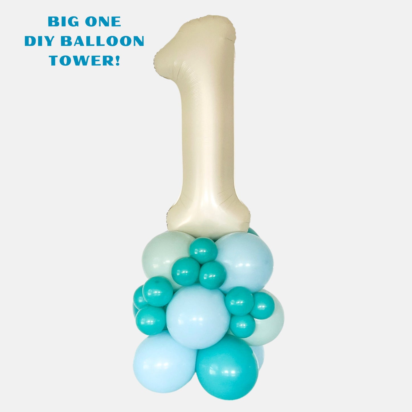 The Big One Balloons - Balloon Arch Kit l Boy First Birthday - Baby On Board - Surf Baby Shower - Retro Surf Theme - Big ONE- The Big One