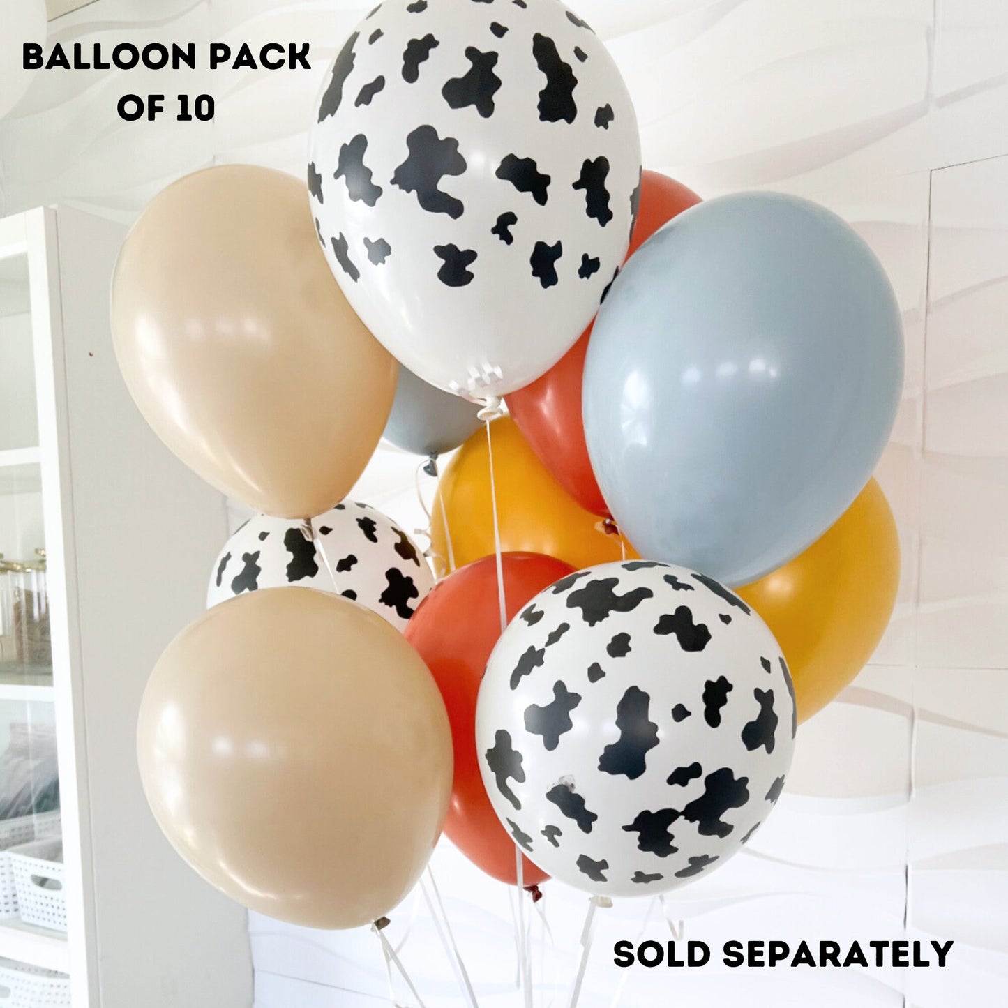 First Rodeo Balloons - Toy Story Themed Birthday - Birthday Balloon Tower - Woody Birthday Party - Cow Boy Birthday - Western