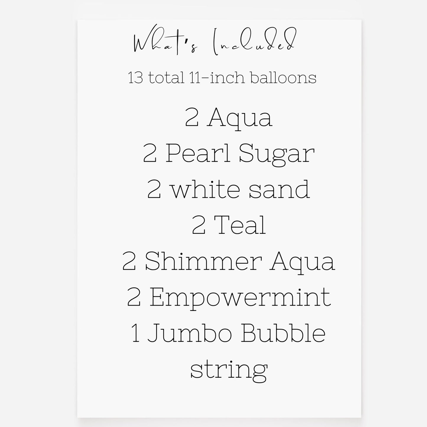 The Big One Balloon - Ocean Blues Balloons - Surfs Up Birthday - The Big One Birthday - 13 Balloon Pack - Surfer Party - Beach Party