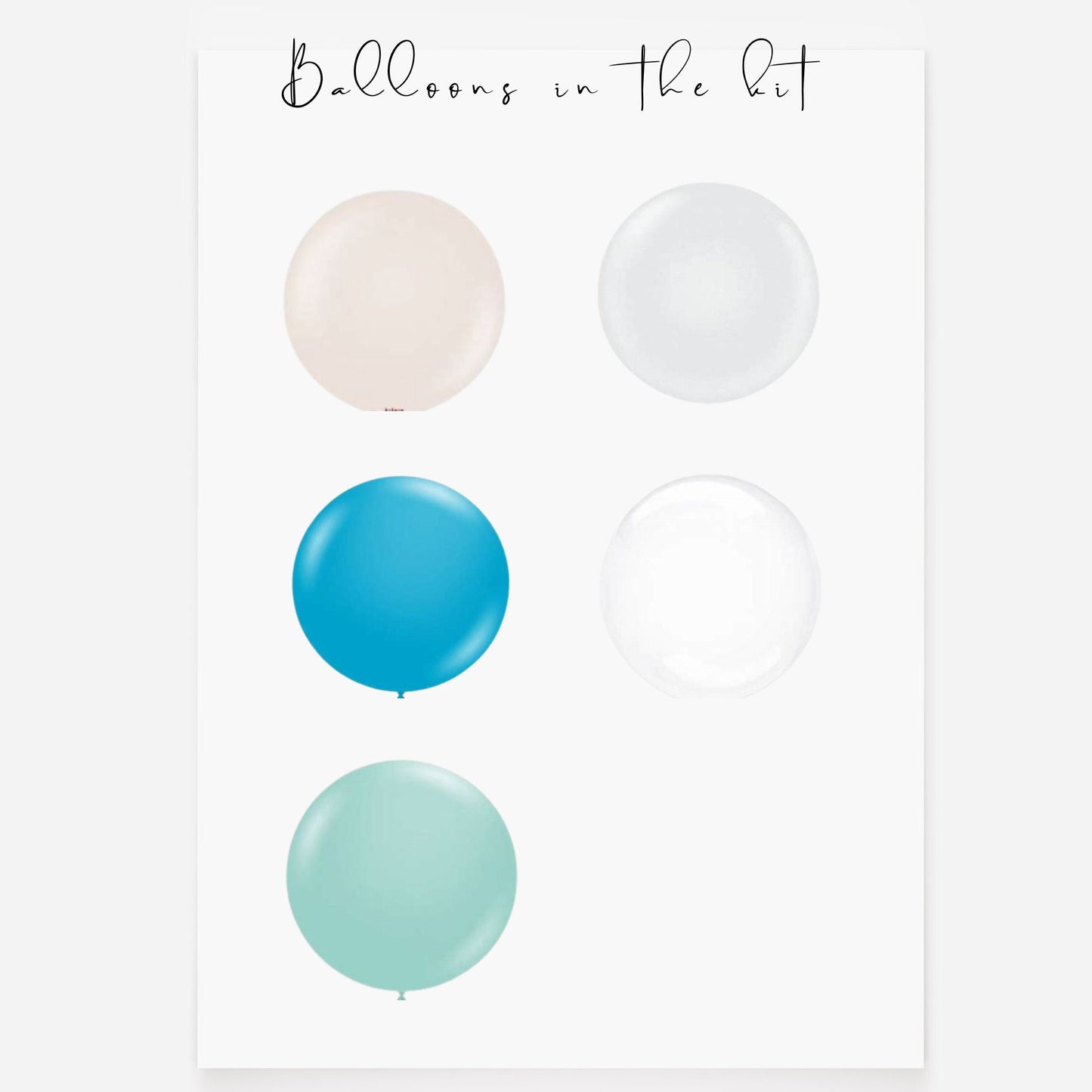 The Big One - The Big One Birthday Balloons - The Big One DIY Balloon Garland - Surf Birthday - Ocean Vibes Balloons -The Big One Theme