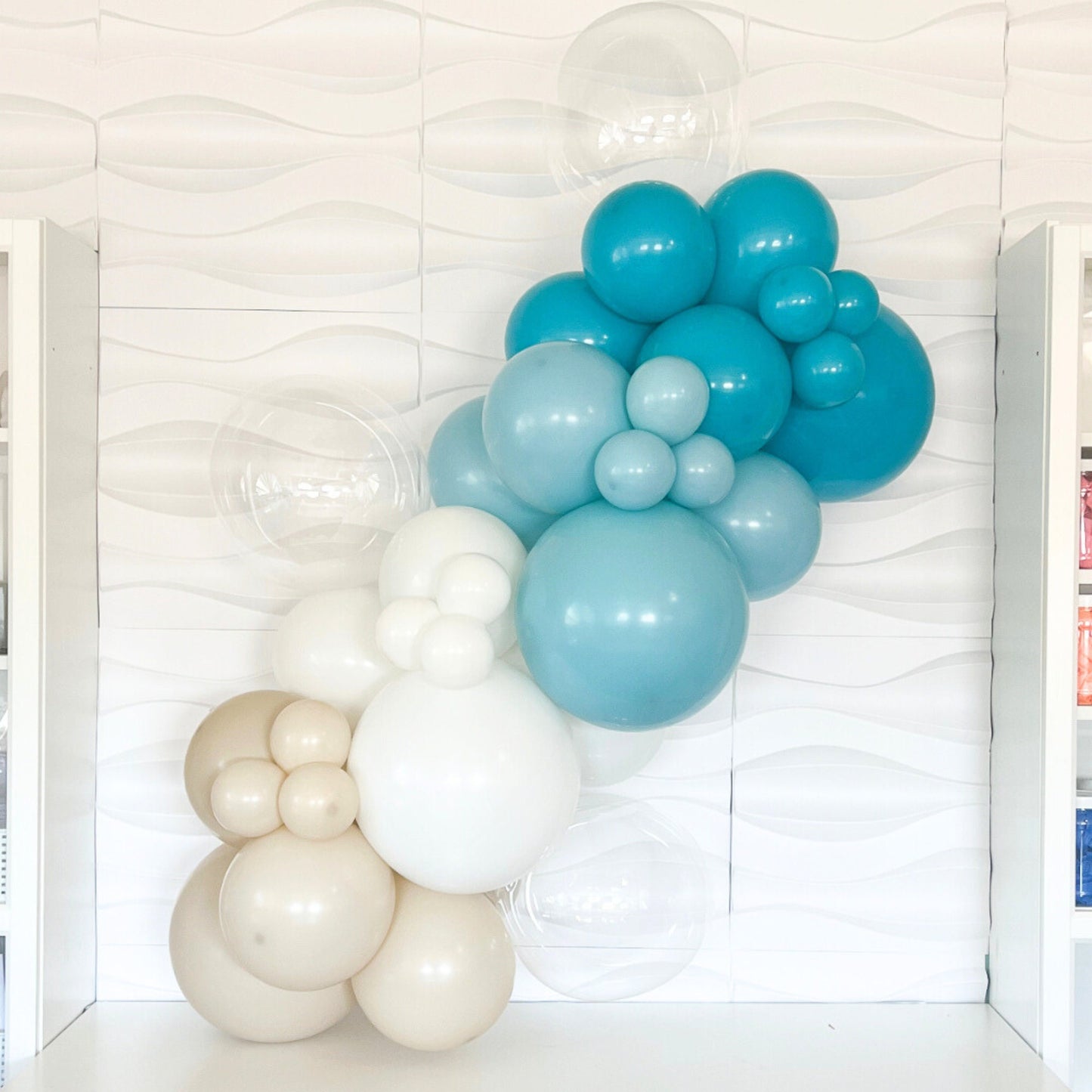 The Big One - The Big One Birthday Balloons - The Big One DIY Balloon Garland - Surf Birthday - Ocean Vibes Balloons -The Big One Theme