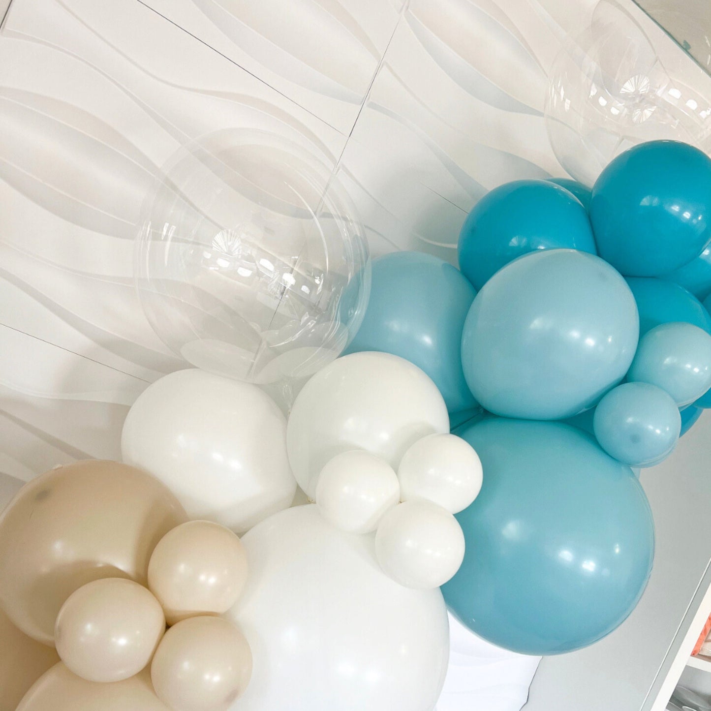 The Big One - The Big One Birthday Balloons - The Big One DIY Balloon Garland - Surf Birthday - Ocean Vibes Balloons -The Big One Theme