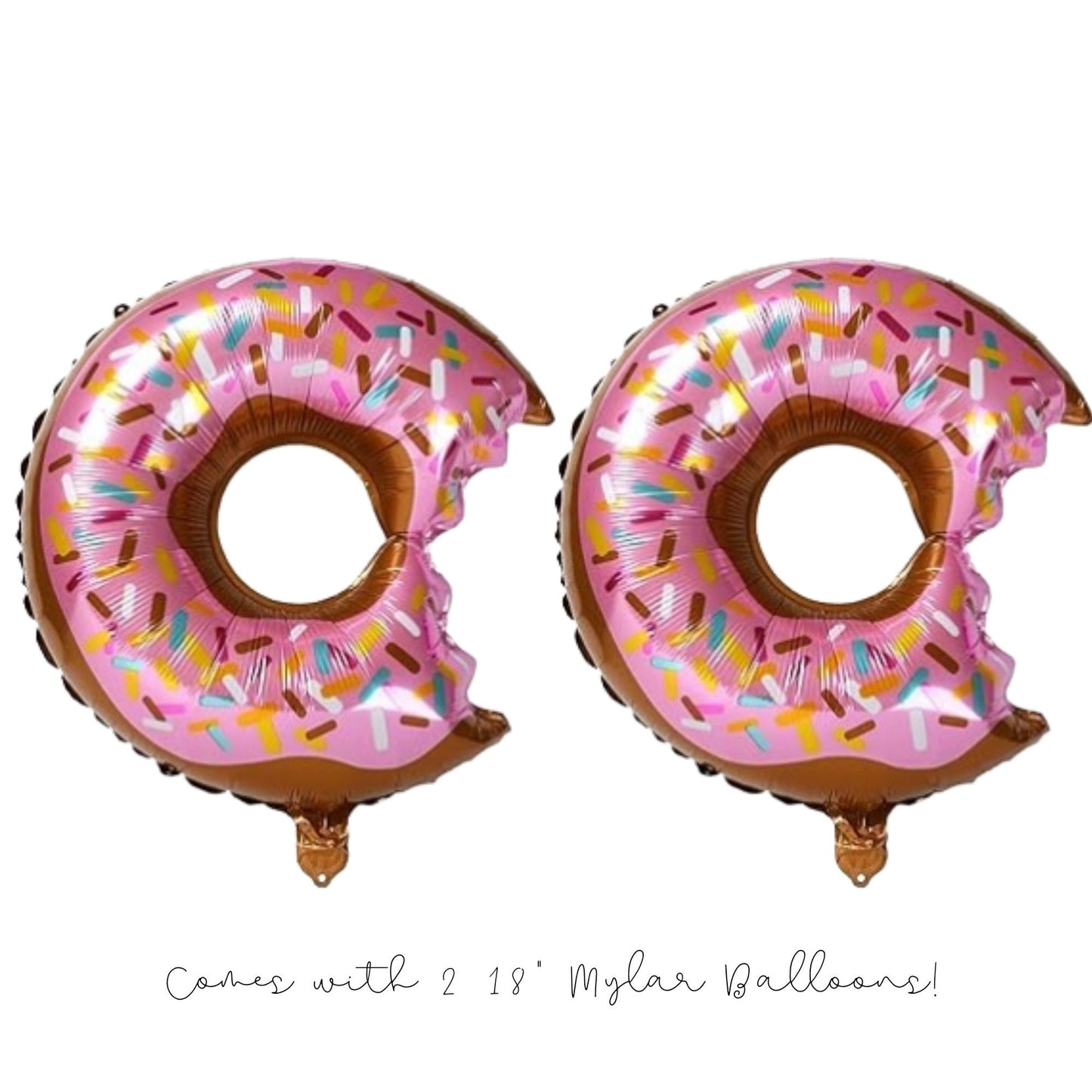 Doughnut 18" Mylar Balloon - Doughnut Balloon - Doughnut Birthday Party - Doughnut Themed Birthday Balloon