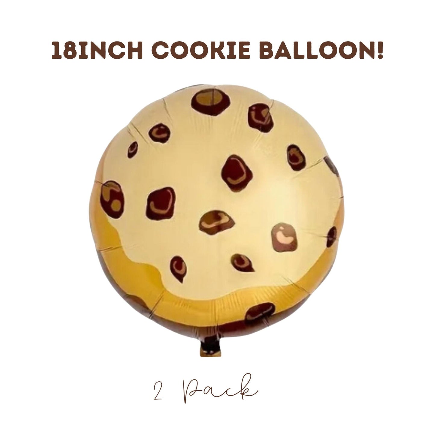 Cookie Balloon 2 Pack - One Sweet Cookie Balloon - Cookie Balloon - Sweet Cookie - One Sweet Cookie Themed Birthday Balloons