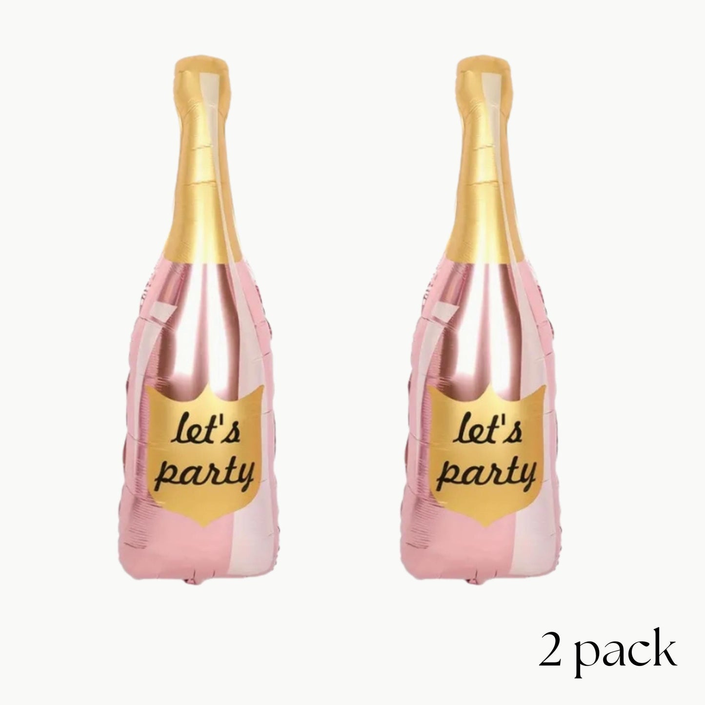 Rose Gold Mylar Champaign Balloon - Champaign Balloon - Champaign Party Decor- Bachelorette Balloons - Bridal Shower Balloons - Party Decor