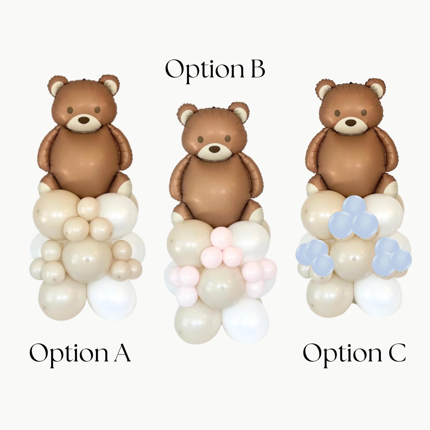 We Can Bearly Wait Balloons - We Can Bearly Wait Decor - We Can Bearly Wait Theme Baby Shower - Baby Shower Decor - Baby Shower Balloons -