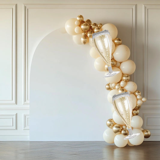 Champagne Bottle Balloon - Champagne Bottle Balloon - Champagne Bottle Decor - Bridal Party Balloon - Bachelorette Balloon -