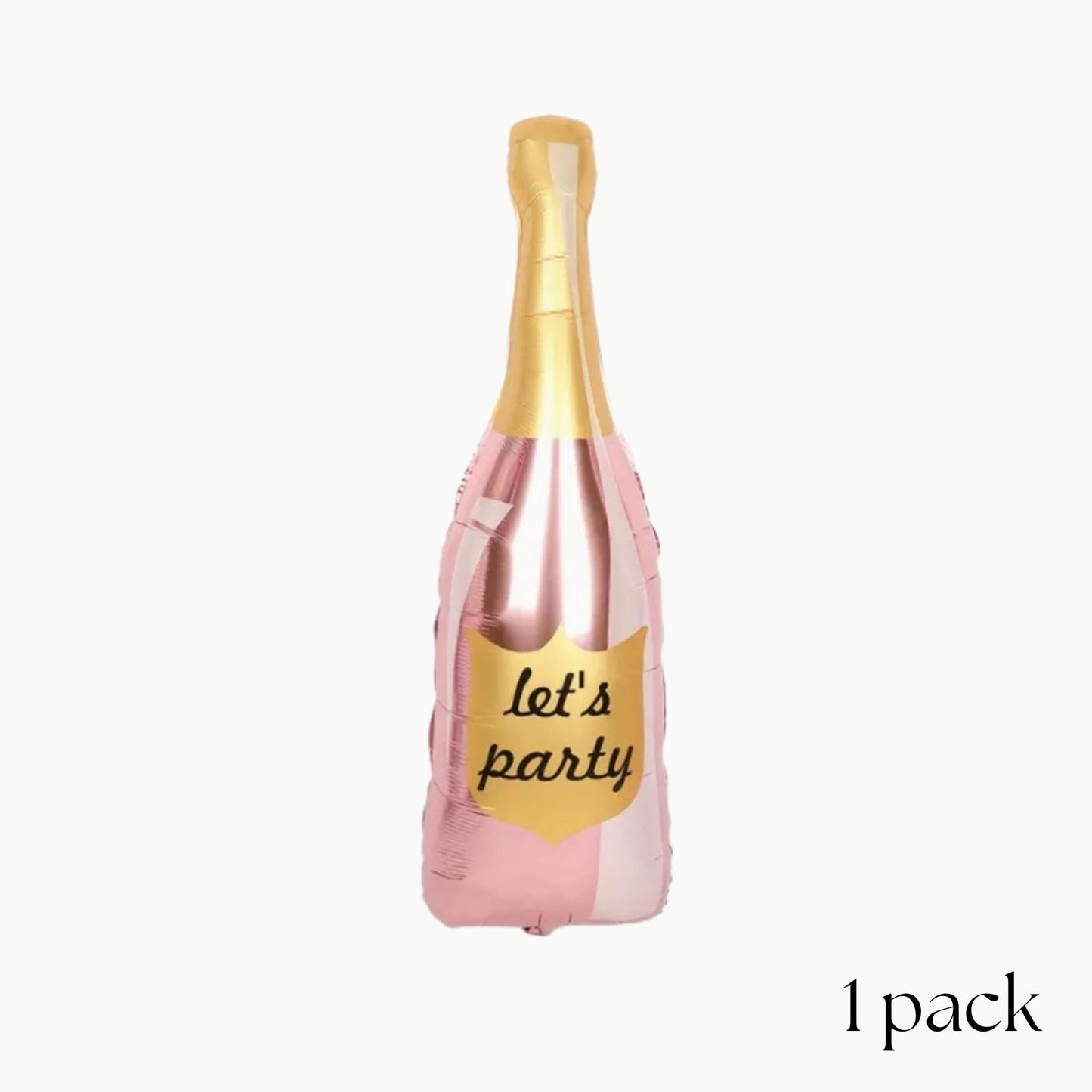 Rose Gold Mylar Champaign Balloon - Champaign Balloon - Champaign Party Decor- Bachelorette Balloons - Bridal Shower Balloons - Party Decor