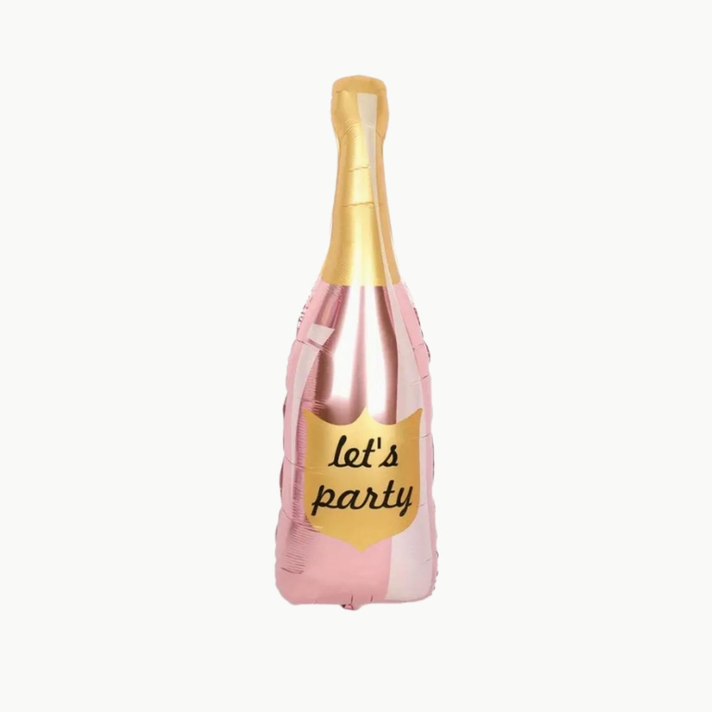 Rose Gold Mylar Champaign Balloon - Champaign Balloon - Champaign Party Decor- Bachelorette Balloons - Bridal Shower Balloons - Party Decor