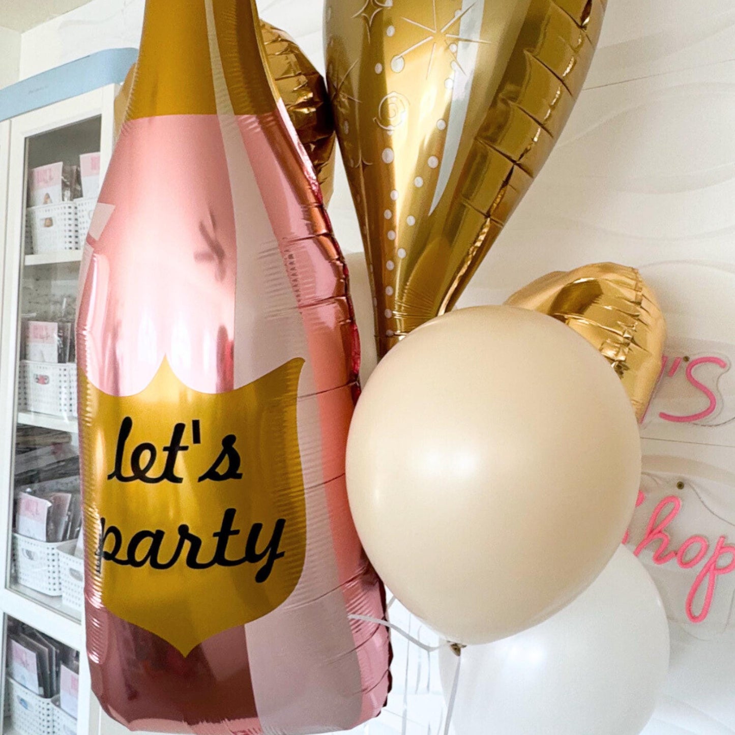 Champaign Glass Balloon 10 Pack - Champaign Balloon - Bachelorette Balloon - Champagne Bottle Balloon - Champagne Bottle Balloon