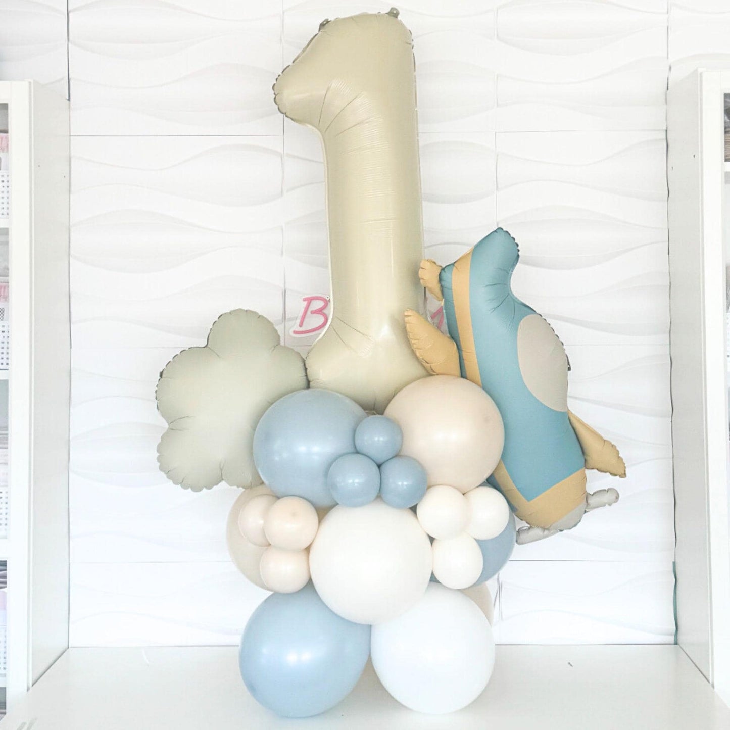 Time Flys DIY Plane Number Balloon Tower - Balloon Tower - Plane Birthday - Times Flys Birthday Decor - Plane Balloons - Times Flys Balloons