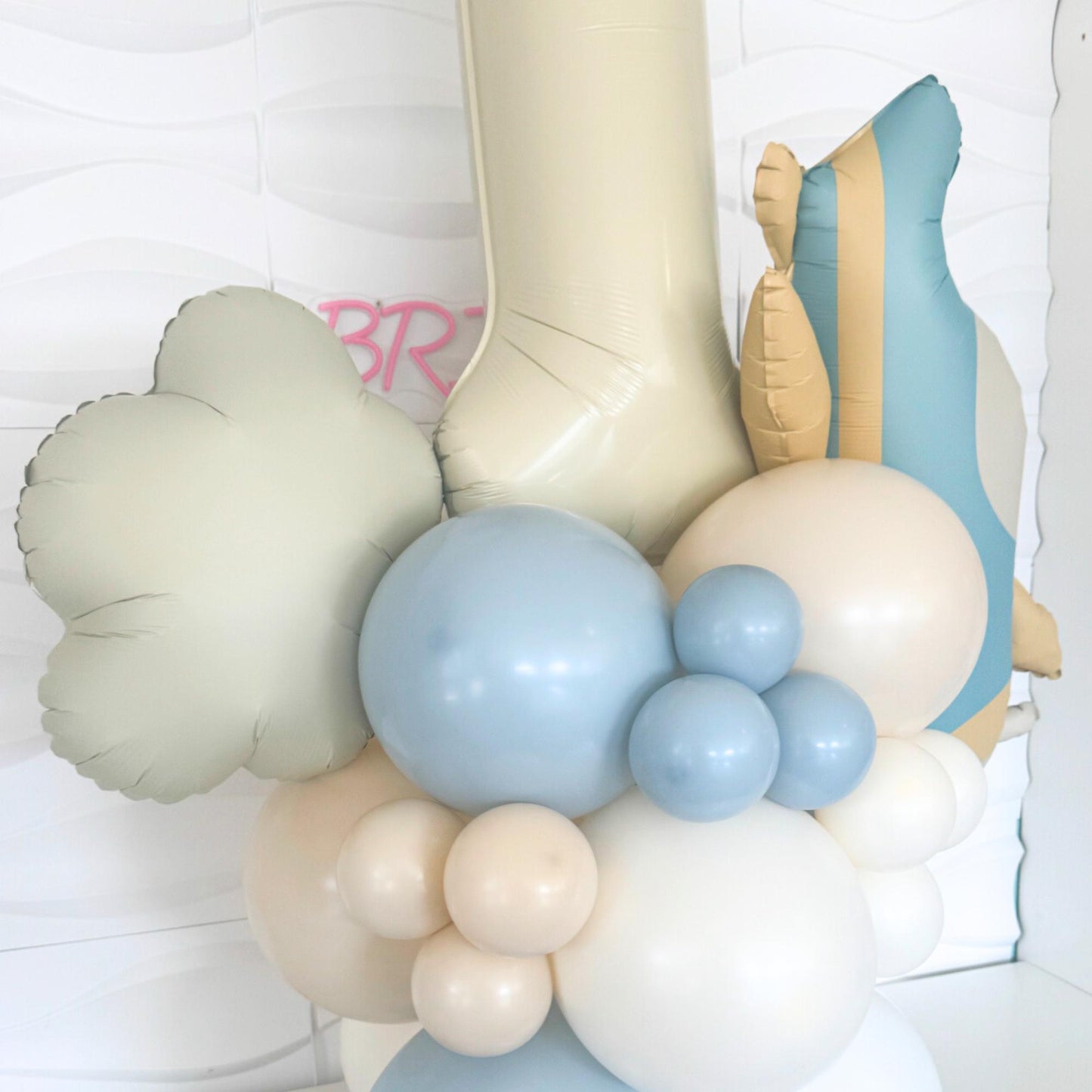 Time Flys DIY Plane Number Balloon Tower - Balloon Tower - Plane Birthday - Times Flys Birthday Decor - Plane Balloons - Times Flys Balloons