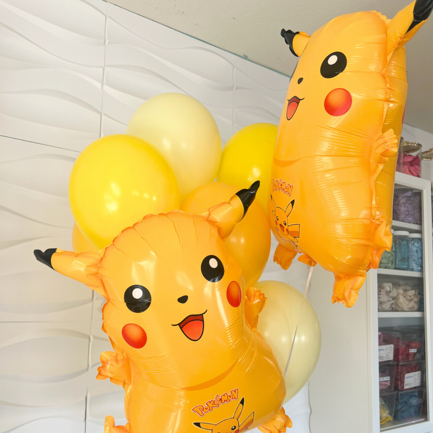 Pikachu Balloons - Pokémon Balloons - Pokémon Birthday - 10 Pack Of Balloons - Pokémon Birthday Decor - Pikachu Birthday