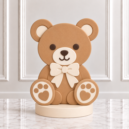 3D Printed Teddy Bear Centerpiece - We Can Bearly Wait Baby Shower Decor - Teddy Bear Birthday - We Can Bearly Wait - Baby Shower Decor