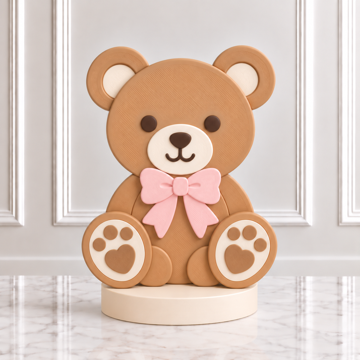 3D Printed Teddy Bear Centerpiece - We Can Bearly Wait Baby Shower Decor - Teddy Bear Birthday - We Can Bearly Wait - Baby Shower Decor