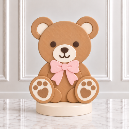 3D Printed Teddy Bear Centerpiece - We Can Bearly Wait Baby Shower Decor - Teddy Bear Birthday - We Can Bearly Wait - Baby Shower Decor