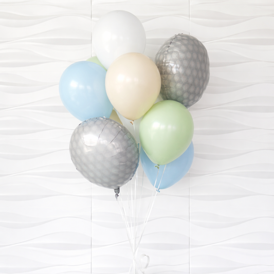 10 Pack Of Balloons - Hole In One Birthday Balloons - Hole In One - Hole In One Birthday - Golf Birthday Balloons -