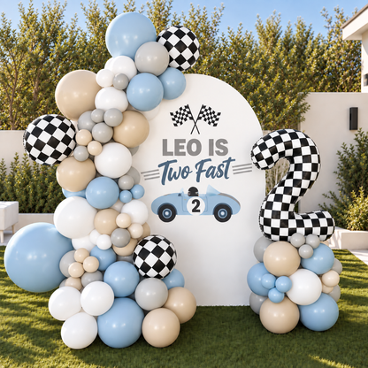 TWO Fast Theme l Two fast DIY Balloons Kit l Growing Two Fast Birthday Theme l Two Fast Balloons l Car Theme Birthday l Balloon Garland