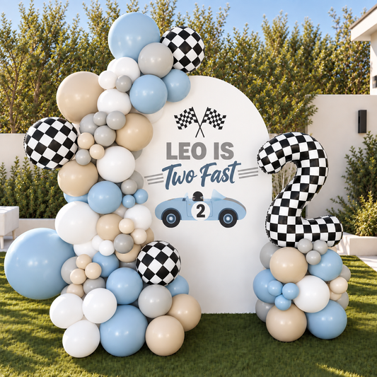TWO Fast Theme l Two fast DIY Balloons Kit l Growing Two Fast Birthday Theme l Two Fast Balloons l Car Theme Birthday l Balloon Garland