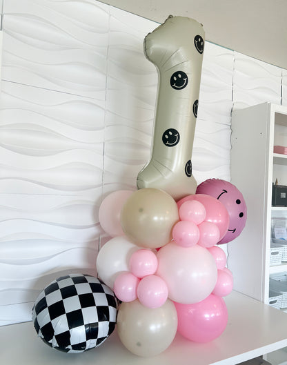 One Happy Girl DIY Balloon Tower
