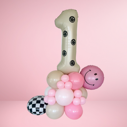 One Happy Girl DIY Balloon Tower