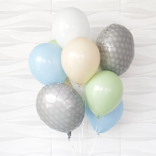 10 Pack Of Balloons - Hole In One Birthday Balloons - Hole In One - Hole In One Birthday - Golf Birthday Balloons -