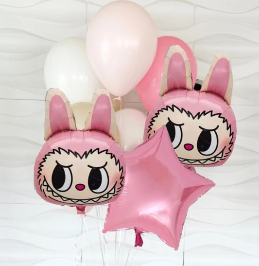 Labubu Birthday Balloons - Labubu Balloons - Labubu Balloon Bundle - 10 pack of Balloons - Labubu Birthday - Labubu Birthday Decorations