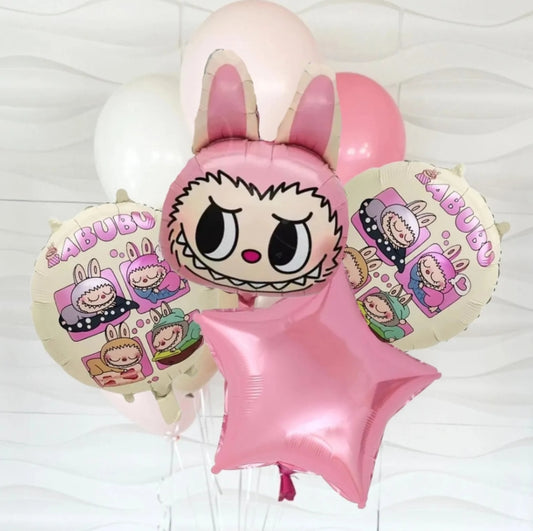 Labubu Birthday Balloons - Labubu Balloons - Labubu Balloon Bundle - 10 pack of Balloons - Labubu Birthday - Labubu Birthday Decorations