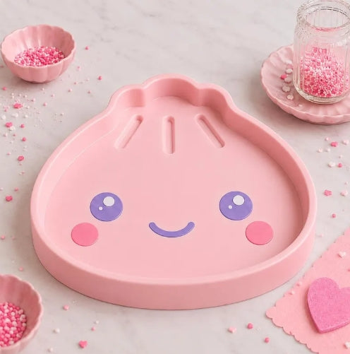 Dumpling 3D Printed Cupcake Tray - Squishy Party - Dumpling Party - Slime Party - Dumpling Decor