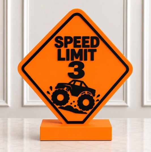 Monster Truck 3D Table Signs - Table Signs - Centerpieces - Truck Birthday - Monster Smash Birthday - Truck Party Decor -Monster Truck Decor