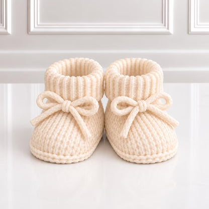 3D Printed Baby Booties Decor - Knit Look Baby Shoes - Baby Shower Centerpiece - Nursery Shelf Decor - Baby Shower Table Decor - Baby Shower
