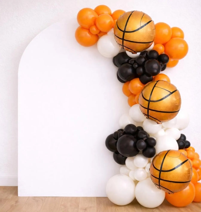 Basketball Balloon Garland - Birthday MVP- Birthday Hoops - Birthday Baller Birthday - Sports Birthday - Sports Party Decorations - Balloons