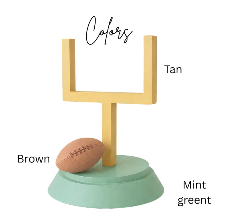 First Down Football Centerpiece 3D print - First Down Birthday - Football Decor- Football Birthday Balloons - Party Decor - Football