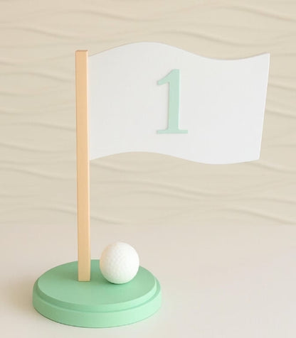 Hole In One Centerpiece - 3D Printed Centerpiece - Golf Theme Birthday - Hole In One - Hole In One Birthday Decor - Party Decor- Golf party