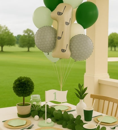 Hole In One Centerpiece - 3D Printed Centerpiece - Golf Theme Birthday - Hole In One - Hole In One Birthday Decor - Party Decor- Golf party